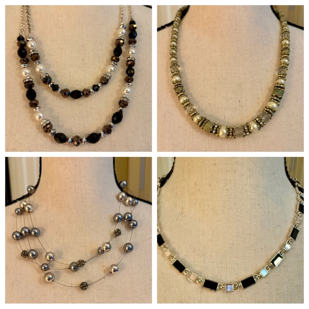 White House Black Market Set of 6 Elegant Necklaces